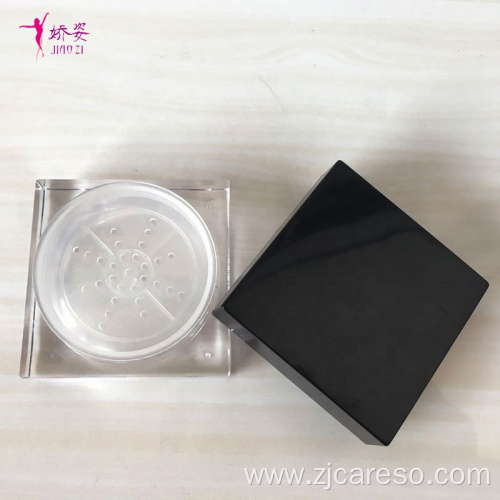 Packaging Square Shape Cosmetic Jar Loose Powder Jar